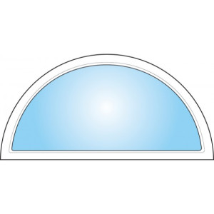 Dörrtema Dekorfönster Halvmåne Helglas Modul 10x5