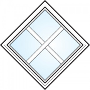 Dörrtema Fönster 3-Glas Energi Argon Fyrkant Med Spröjs Nr 1