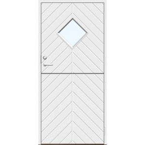 Dörrtema Halvytterdörr Emil Modul 11x19 (Karmyttermått 1085 x 1885 mm)