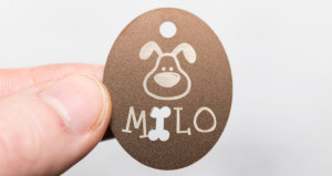 10 étiquettes pendentif en acier inoxydable doré | Gravées au laser individuellement pour toi