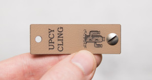 Étiquettes cuir personnalisées pour projets DIY, 1 pièce