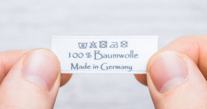 Labels branding pour entreprises en satin imprimé personnalisables 50 pièces