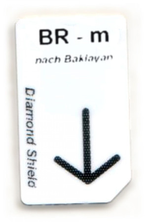 Chip Card Diamond Shield BR-m