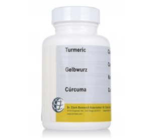 Gelbwurz (Curcuma, Kurkuma, Turmeric) mit Schwarzem Pfeffer, 120 Kapseln je 600 mg (246,59 EUR / kg)