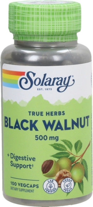 Schwarzwalnuss-Kapseln 100 Stk, 500mg, vegane Alternative (408,20 EUR / kg)