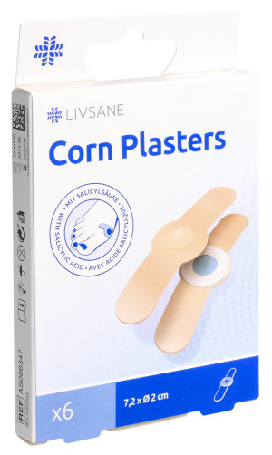 Livsane Hühneraugen Pflaster - 6 Stk.