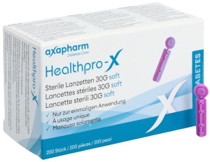 Axapharm Healthpro-X Sterile Lanzetten 30G soft - 200 Stk.