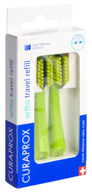 Curaprox CS Ortho Travel Set refill grün - 2 Stk.