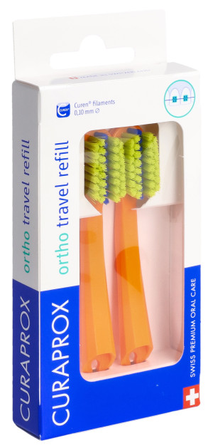 Curaprox CS Ortho Travel Set refill orange - 2 Stk.