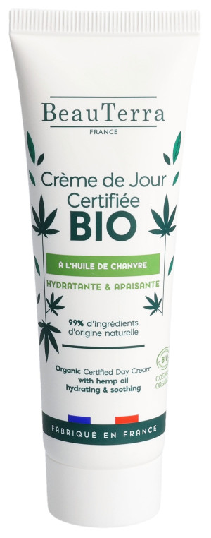 BeauTerra Tagescreme Hanf Aloe Vera Bio - 50ml