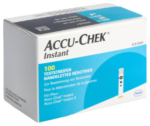 Accu-Chek (PI-GAX) Instant Teststreifen - 100 Stk.