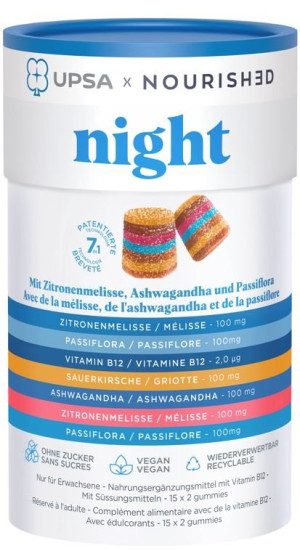 Upsa x Nourished Night Gummies - 30 Stk.