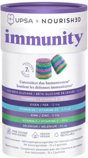 Upsa x Nourished Immunity Gummies - 30 Stk.