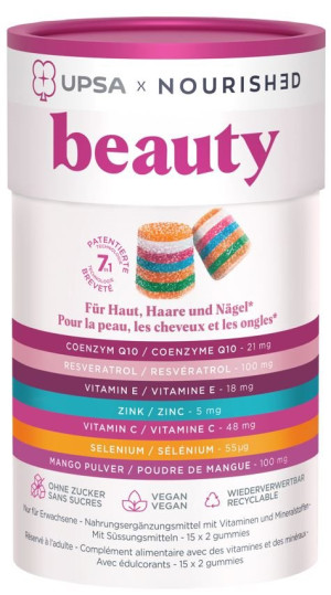 Upsa x Nourished Beauty Gummies - 30 Stk.