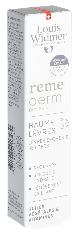 Louis Widmer Remederm Lippenbalsam ohne Parfum - 15ml