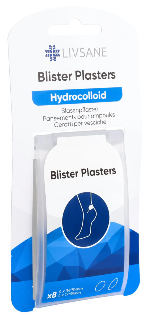 Livsane Blasenpflaster hydrokolloid - 8 Stk.