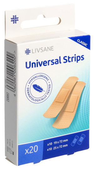 Livsane Classic Universal Strips Pflaster - 20 Stk.