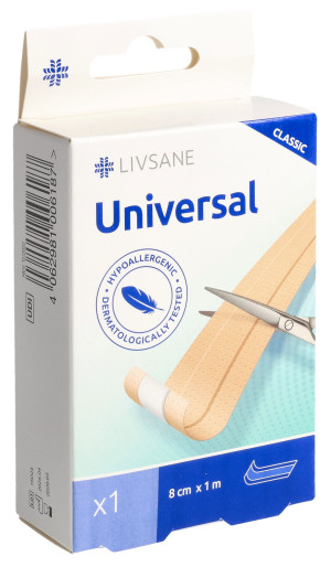 Livsane Classic Universal Pflaster - 8cmx1m