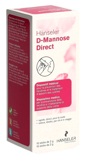Hänseler D-Mannose Direct Sticks - 10 Stk.