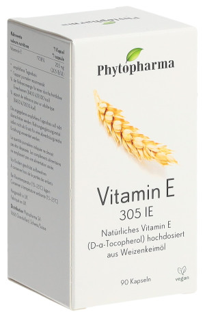 Phytopharma Vitamin E Kapseln 305 IE - 90 Stk.