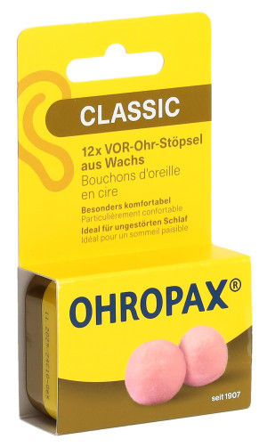 Ohropax Ohrstöpsel Classic - 12 Stk.