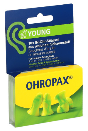 Ohropax Ohrstöpsel Young Soft - 10 Stk.