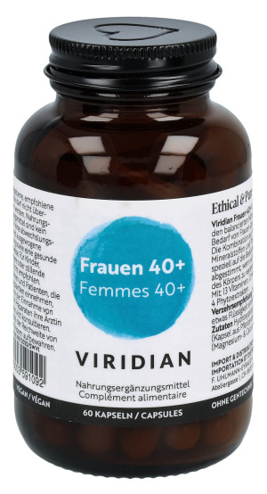 Viridian Frauen 40+ Multivitamin Kapseln - 60 Stk
