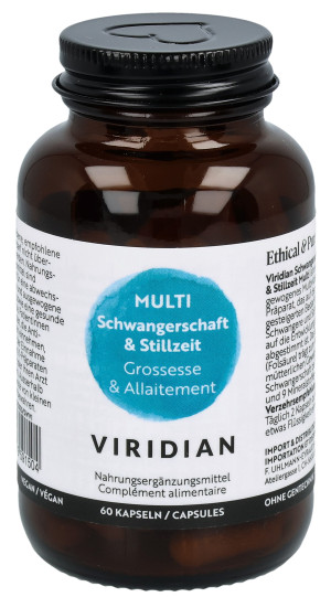 Viridian Multi Schwangerschaft & Stillzeit Kapseln - 60 Stk.