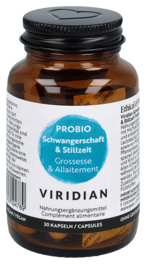 Viridian Probio Schwangerschaft & Stillzeit Kapseln - 30 Stk