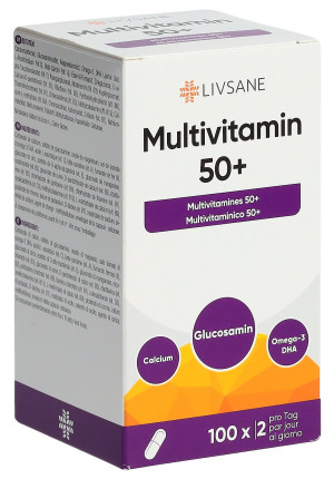 Livsane Multivitamin 50+ Kapseln - 100 Stk.