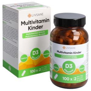Livsane Multivitamin Kinder Kapseln - 100 Stk.