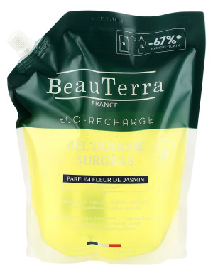 BeauTerra Duschgel reichhaltig Refill Jasminblüte - 1000ml