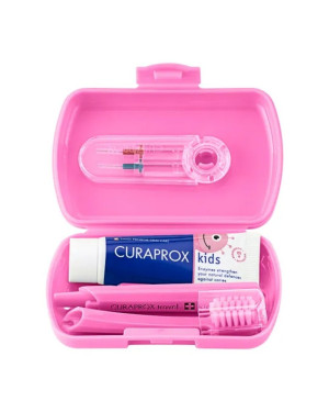Curaprox Kids Travel Set pink - 1 Set