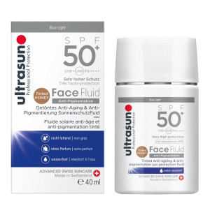Ultrasun Face Fluid Anti-Pigment SPF50+ tinted - 40ml