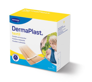 DermaPlast Textil Schnellverband 6cmx5m beige - 1 Stk.