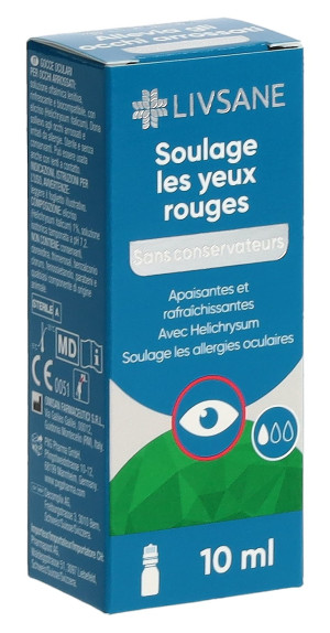 Livsane Linderung bei geröteten Augen - 10ml