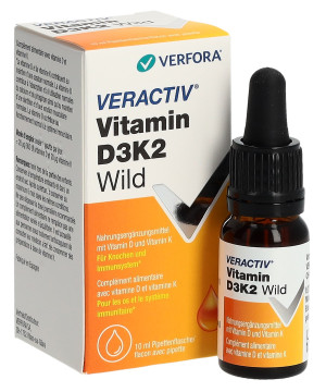 Veractiv Vitamin D3K2 Wild Tropfen - 10ml