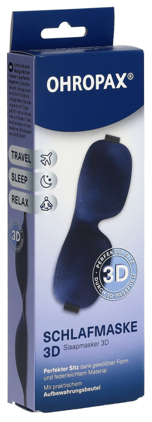 Ohropax Schlafmaske 3D blau - 1 Stk.