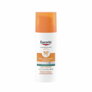 Eucerin Oil Control Tinted Sun Gel-Creme getönt hell LSF50+ - 50ml