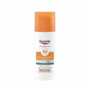 Eucerin Oil Control Tinted Sun Gel-Creme getönt medium LSF50+ - 50ml