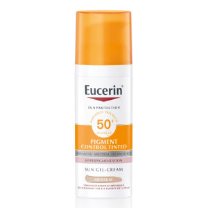 Eucerin Pigment Control Tinted Sun Gel Cream getönt medium LSF50+ - 50ml