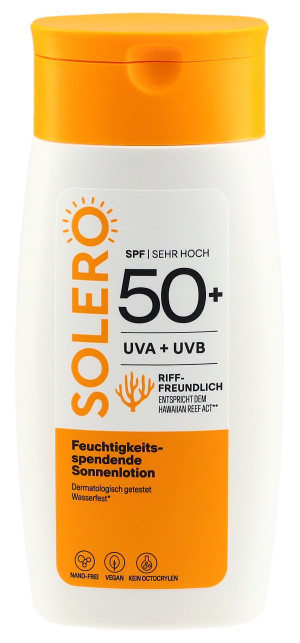 Solero Sonnenlotion feuchtigkeitsspendend SPF50+ - 200ml
