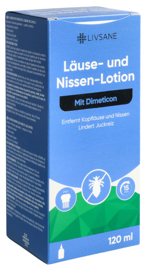 Livsane Läuse- und Nissen-Lotion mit Kamm - 120ml