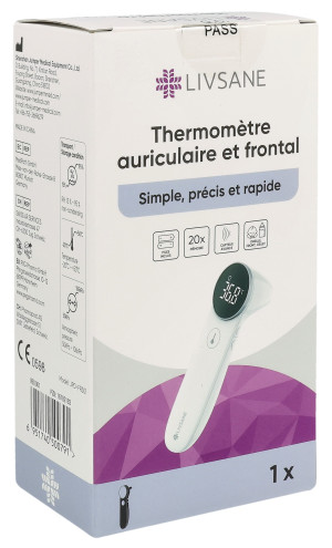 Livsane Ohr- und Stirnthermometer - 1 Stk.