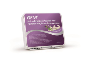 GEM Holunderblüten Pastillen neo zuckerfrei - 36 Stk.