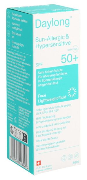 Daylong Sun Allergic & Hypersensitive Face Fluid SPF50+ - 50ml