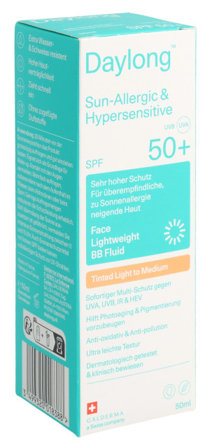 Daylong Sun Allergic & Hypersensitive Face BB Fluid SPF50+ - 50ml