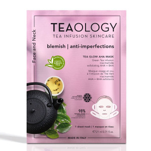 Teaology Tea Glow AHA Sheet Mask - 1 Stk.