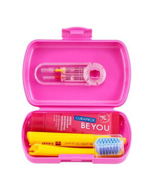 Curaprox Travel Set rosa - 1 Set