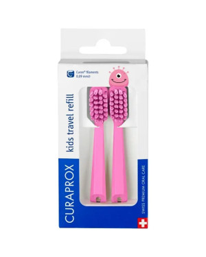 Curaprox Kids Travel Set refill pink - 2 Stk.